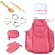 thumbnail image 2 of Juego de utensilios de cocina y delantal para niños, 11 piezas, en caja. Ideal para disfrazarse y jugar a hornear pasteles. Regalo perfecto para niños y niñas. Utensilios de cocina de juguete., 2 of 9