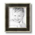 thumbnail image 2 of ArtToFrames 6x7" Black Panel With Silver Lip Picture Frame, Multi Wood Poster Frame, with Regular Glass and Foam Backing 3/16 inch (FBPL-5093), 2 of 7