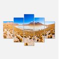 thumbnail image 2 of Panorama du Lac Bolivia Altipalno - Œuvre d'Art Moderne sur Toile de Paysage Marin, 2 of 3