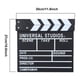 thumbnail image 2 of Director Película Clapboard Escena de acción Tablero de chapaleta Película de madera Película Clap Slate, L, Negro Jumpingount EL2074-01B, 2 of 2