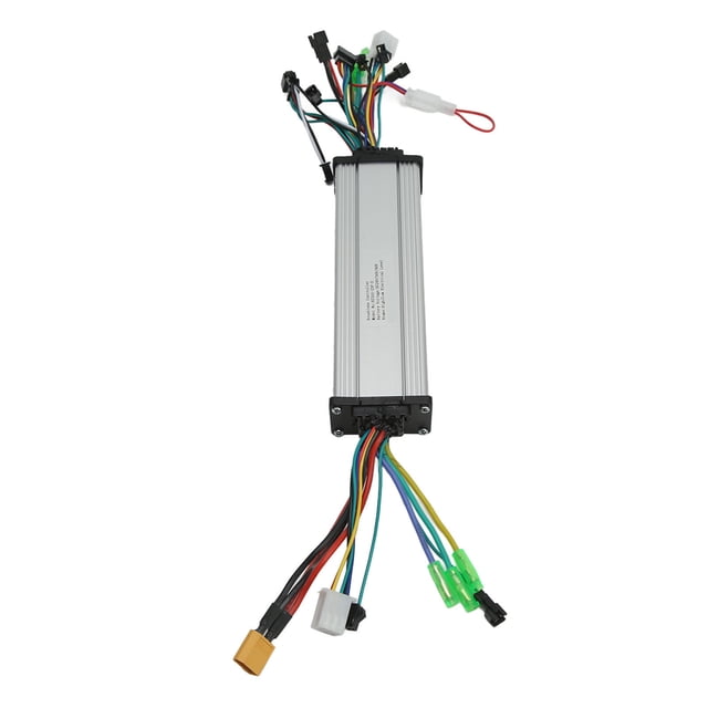 Controlador De Bicicleta De Doble Accionamiento, Controlador De Motor De Bicicleta Velocidad Constante Gran Disipación De Calor Cable Retardante De Llama Para Scooters Eléctricos
