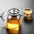 thumbnail image 3 of heritaly Tea Pot with Stainless Steel Infuser Transparent Kettle Heated Container, 3 of 6