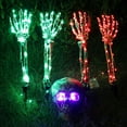 thumbnail image 3 of PENGXIANG Halloween Decorations Lighted Skeleton Arm Stakes 2PCS 100 LED Skeleton Hand Stakes Waterproof Battery Operated Light Up Holiday Party Home Yard Indoor Outdoor Decor, 3 of 7