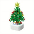 thumbnail image 4 of 211pcs Christmas Tree Building Blocks: Educational Assembled Toys Decoration Gifts, Small Building & Potted Plant Fun!, 4 of 5