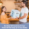 thumbnail image 2 of Charmi 5QT Air Fryer &ndash; Beautiful Retro Design, Stylish Countertop Look, Safe Auto Shutoff, Digital Touchscreen, 8 Cooking Presets, Digital Reci, 2 of 7