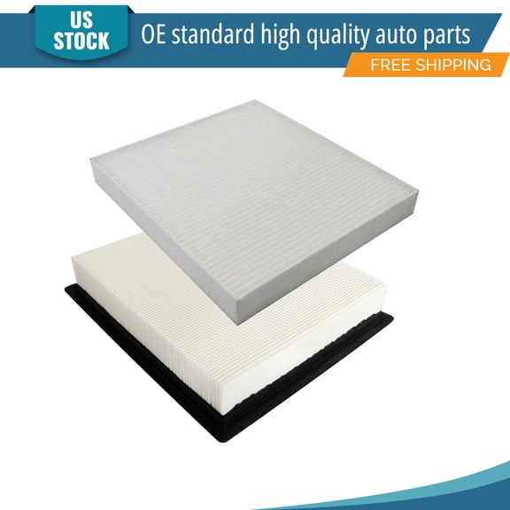 YXPCARS 2PCS Engine Air Filter & Cabin Air Filter for Dodge Journey 2009 2010 2011 2012 2013-2020 (CA10516, CF10729)