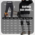 thumbnail image 6 of YUCOLEN Men's Fleece Lined Ski Snow Pants Water Resistant Winter Outdoor Pants with 4 Zip PocketsBlack 34, 6 of 7