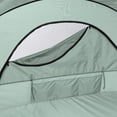 thumbnail image 4 of Picnic Time Manta Portable Beach Tent with Carry Bag and UPF 50+ UV Protection, Gray with Black Accents, 4 of 11