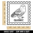 thumbnail image 2 of Quebec Canada Destination Travel Square Rubber Stamp Stamping Scrapbooking Crafting - Large 2.75in, 2 of 7