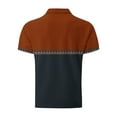 thumbnail image 2 of Felirenzacia Men’s Performance Polo Shirt, Short Sleeve Moisture Wicking Stretch Golf Top, Red,L, 2 of 5