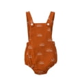 thumbnail image 2 of Faithtur Babies Romper, Sun Printed Pattern Sleeveless Square Collar One-piece, 2 of 9