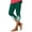 Green, variant on SwiftWear Women's Lace-Accent Capris High-Rise Comfort & Hem Detail | Versatile Casual Style