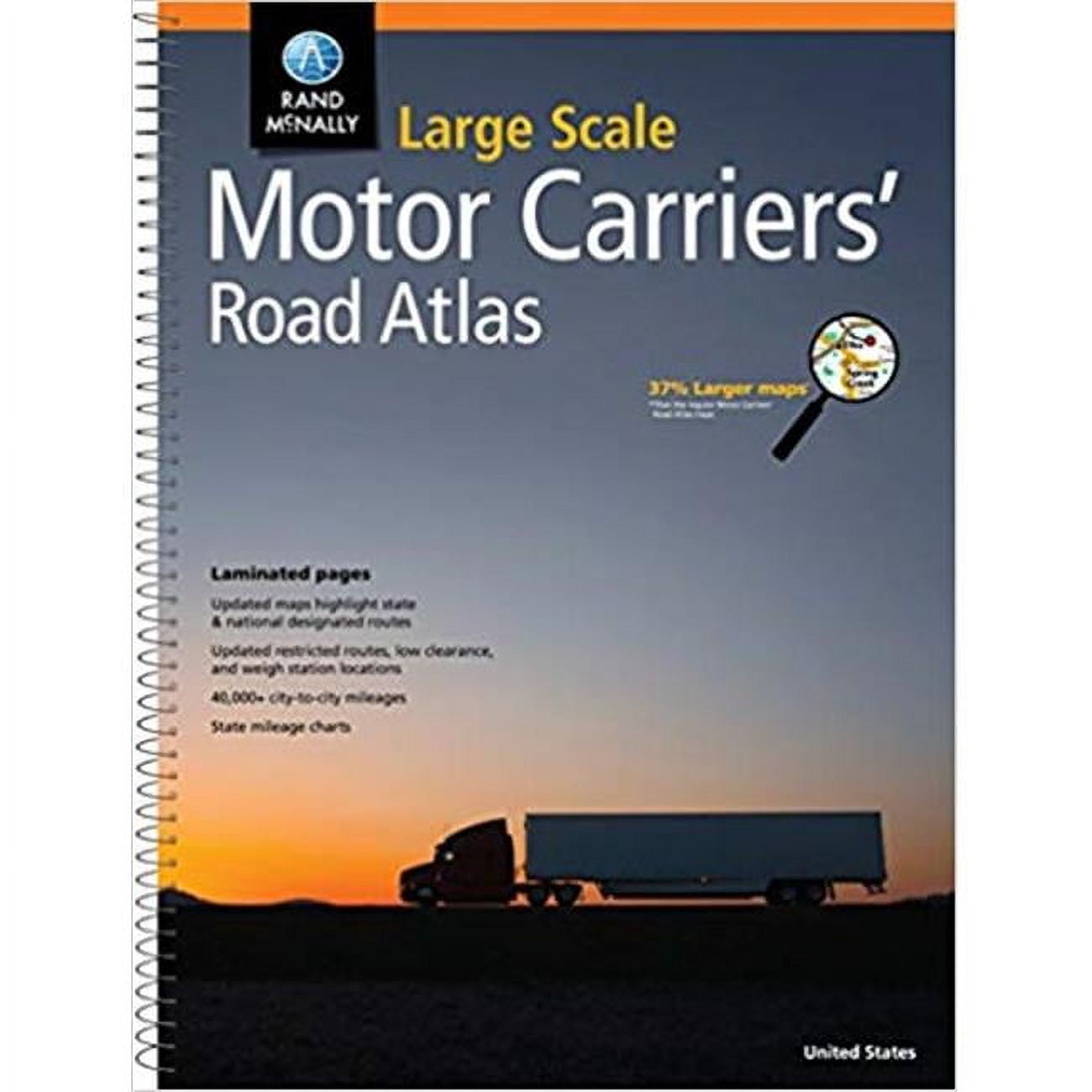 Rand McNally 2025 Deluxe Motor Carriers Road Atlas