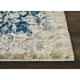 thumbnail image 4 of Nourison Fusion Bohemian Cream/Blue 5'3" x 7'3" Area Rug, (5x7), 4 of 8