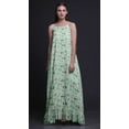 thumbnail image 4 of Bimba Robe de Nuit Imprimée Fleur Rose Pastel Menthe pour Femmes Longue Bretelles Spaghetti Maxi Robe de Nuit XXX-Large, 4 of 5