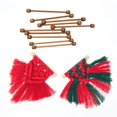 thumbnail image 3 of kurtrusly Macrame Wall Hanging Tool Mini Banner Set Wall Hanger 20 Pcs for Weaving, 3 of 9