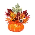 thumbnail image 3 of Adorno de calabaza de Halloween, centro de mesa de comedor, decoración artística novedosa para Estilo I, 3 of 9
