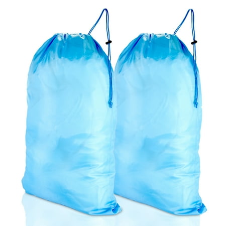 Dalix Large Travel Laundry Bag For Camp College Drawstring Bags 2 Pack Baby Blue Dalix Large Travel Laundry Bag For Camp College Drawstring Bags 2 Pack Baby Blue