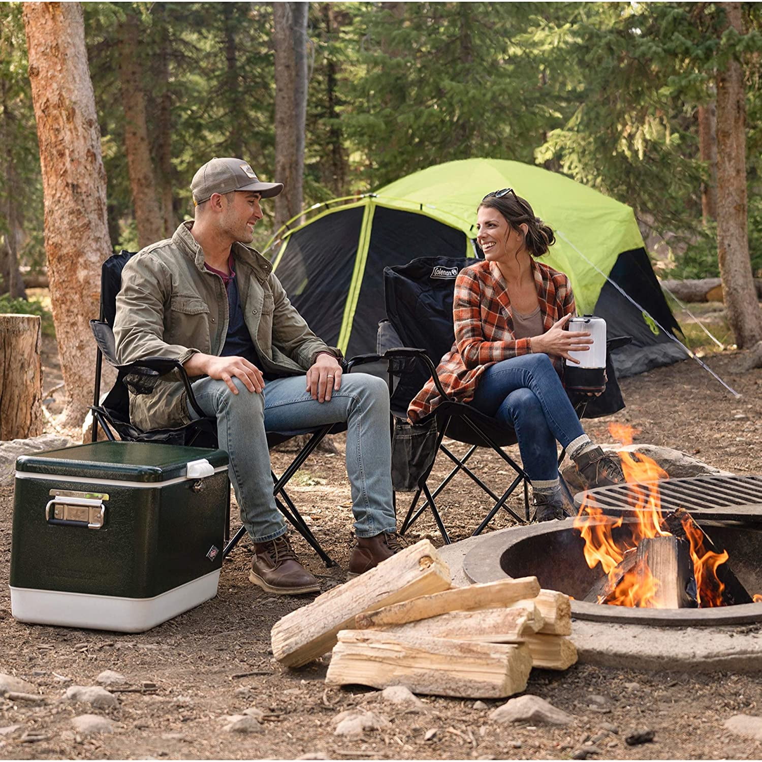 Coleman Camping Chair, Black - Walmart.com
