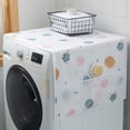 thumbnail image 4 of Neinkie Couverture de Machine à Laver, Laveuse et Sécheuse Anti-Tache Imperméable Couvre pour le Haut, Couverture de Réfrigérateur Anti-Dérapante avec Sac de Rangement, 4 of 7