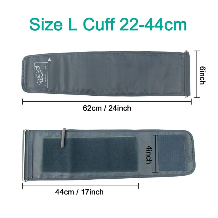 9-17.3 Inches (22-44cm) Extra Large Blood Pressure Cuff, Replacement Extra Large Cuff Compatible with Omron BP, BPM Applicable for Big Arm Cuff Only