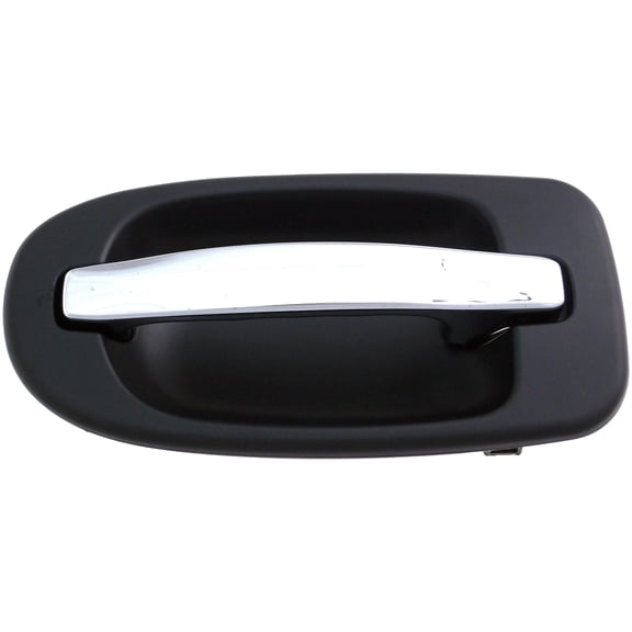 Dorman 83385 Rear Driver Side Exterior Door Handle for Specific Buick Models, Chrome Lever and Black Housing