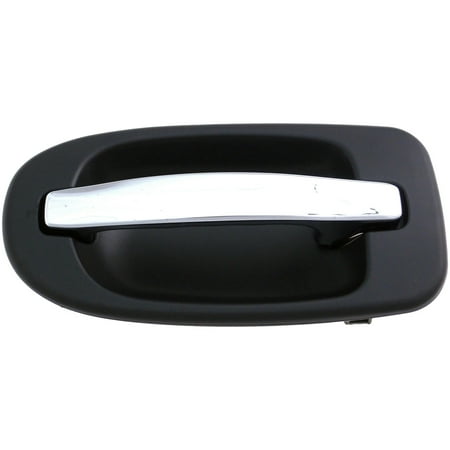 Dorman 83385 Rear Driver Side Exterior Door Handle for Specific Buick Models Chrome Lever and Black Housing