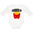 thumbnail image 3 of Inktastic French Fries Powered By Fries Boys or Girls Long Sleeve Baby Bodysuit, 3 of 5