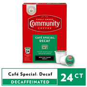 Community Coffee Caf Special Decaf Pods for Keurig K-cups 24 Count