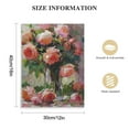 thumbnail image 2 of Nawypu Floral Wall Decor, Rose Pattern Canvas Poster Wall Art Decoration for Living Room, Bedroom, Kitchen, Room, Home Decor.(Framed), 2 of 5