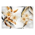 thumbnail image 3 of Tiptophomedecor Floral Wallpaper Wall Mural - Innocence Of Lily, 3 of 4