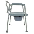 thumbnail image 3 of Silla Cómodo Bariátrico De Acero Aumento Para Baño Plegable, 3 of 4