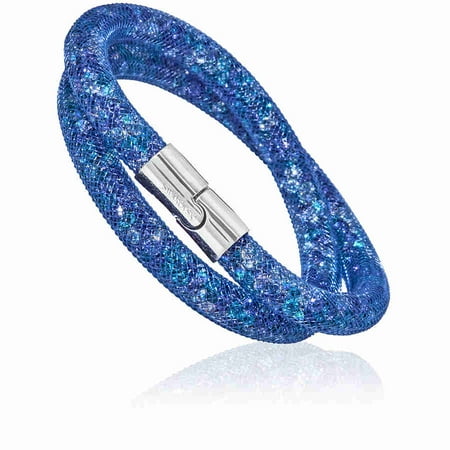 Swarovski Blue Bracelets - Swarovski Stardust Blue Ladies Double Bracelet 5221604
