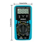 Allosun Digital Multimeter,Electrical DMM/Ohmmeter/Voltmeter Voltage Tester EM127