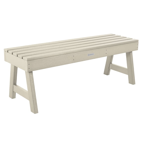 Highwood Weatherly 4-ft Picnic Bench - 2-Person, Eco-friendly, Synthetic Wood