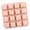Pink - 14.6cm, variant on 6 Cavity Positive Negative Pattern Silicone Mold Rectangular Cake Baking Mould Easy Demould for Jelly Soap Handmade Dessert 10.6×7.1 Inch Purple