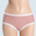 thumbnail image 3 of Gibobby Pantaletas de algodón para mujer Bragas deportivas moldeadoras de talla grande, bragas transpirables de algodón, calzoncillos de punto para mujer(Naranja,XL), 3 of 4