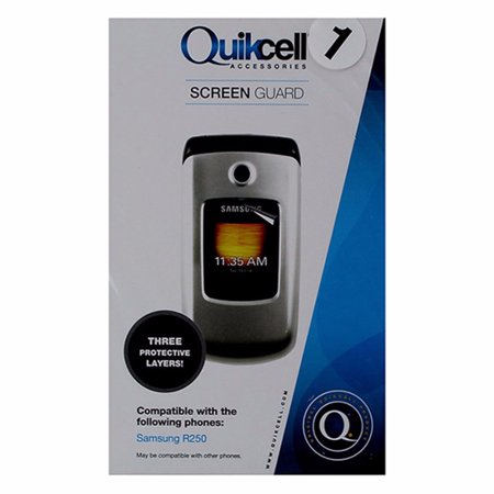 UPC 846537001376 product image for Quikcell Screen protector for Samsung R250 - Clear | upcitemdb.com