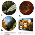 thumbnail image 3 of Designart "Sunflowers landscape Vibrant Yellow III" Floral Floater Framed Wall Decor, 3 of 7