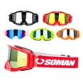thumbnail image 4 of Gafas de motocicleta Dirt Bike Atv Off Road gafas anti ultravioleta para adultos mujeres hombres, 4 of 5