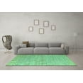 thumbnail image 3 of Ahgly Company Indoor Rectangle Oriental Turquoise Blue Modern Area Rugs, 4' x 6', 3 of 4