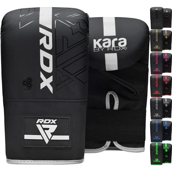 RDX Boxing Gloves for Men Women – Heavy Bag Training Gloves for MMA, Kickboxing, Muay Thai – Kara Leather Punch Mitts, Focus Pads, Sparring Gloves, Mens Boxing Gloves, Adult Sports Boxing Gloves