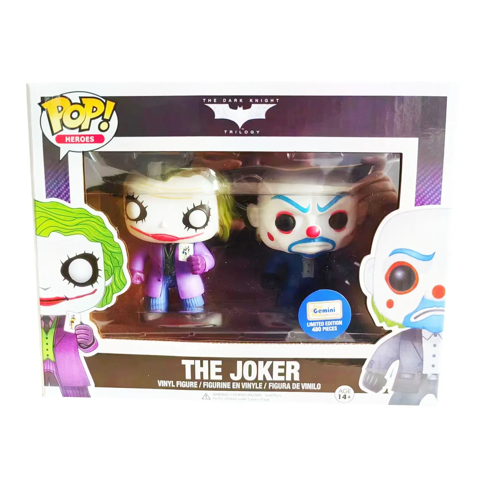 Funko pop! Suicide Squad JOKER (2体セット) Funko POP the Dark Knight the Joker Harley Quinn Heroes 2