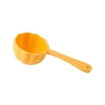thumbnail image 3 of Pet Food Measuring Spoon Rounded Bottom Ergonomic Non-slip Handle Food-grade Plastic 15.3cm Yellow Orange Blue Green Easy Clean Multi-Purpose Kitchen Rice Grain Storage Scoop, 3 of 7