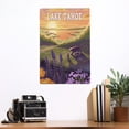 thumbnail image 2 of Reno, Nevada, Bear and Spring Flowers, Lithograph (12x18 Aluminum Art, Indoor Outdoor Metal Sign Decor), 2 of 5