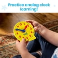 thumbnail image 4 of hand2mind Mini Geared Clock, Learning Clock, Kids Clock Learning, Teaching Clock, Telling Time Teaching Clock, Lean to Tell Time, Clock for Kids Learning to Tell Time, Clocks for Classroom hand2mind NA, 4 of 9