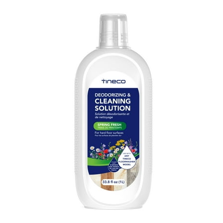 Tineco Multi-Surface Cleaning Solution, Spring Fresh, For All Hard Floors, Odor Eliminator & Pet Stain Removal, Best Paired with Tineco Machines, 33.8 Ounces
