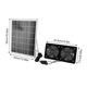 thumbnail image 3 of Kit De Ventilador Dual Con Panel Solar, Ventilador Solar De Ventilación Portátil Con Flujo De Aire Fuerte Para Casa De Mascotas Para Cobertizo, 3 of 7