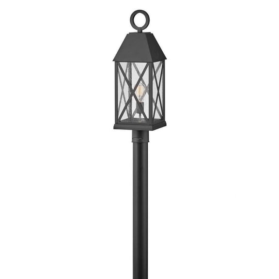 1 Light Outdoor Large Post Top or Pier Mount Lantern in Traditional and Transitional Style-25 inches Tall and 8 inches Wide Bailey Street Home