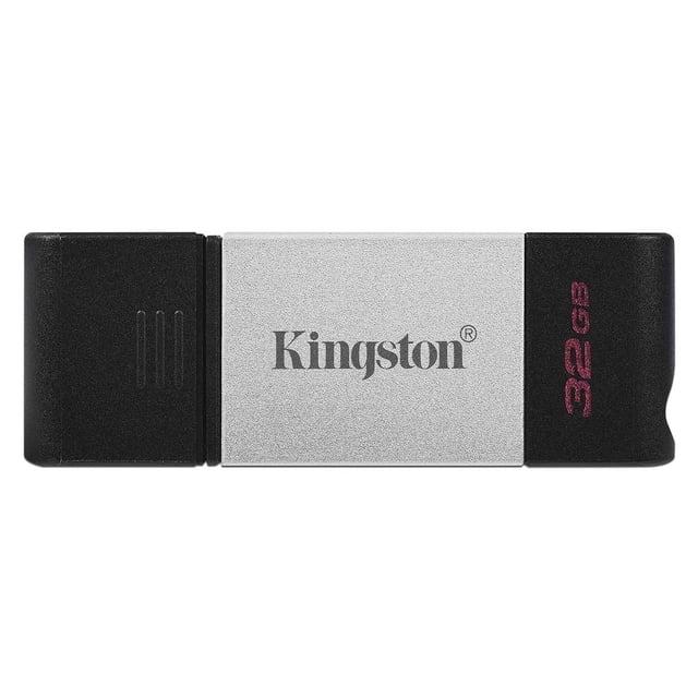Unidad Flash USB Tipo-C Kingston DataTraveler 80 de 32 GB, Color Kingston DT80/32GB